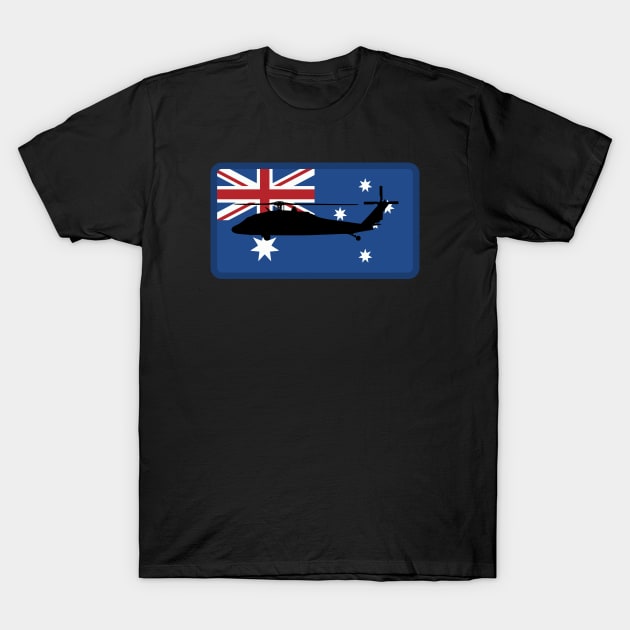 Australian UH-60 Black Hawk Patch T-Shirt by TCP